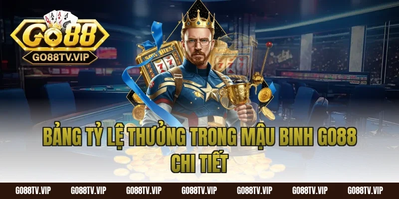 Bảng tỷ lệ thưởng trong mậu binh go88 chi tiết