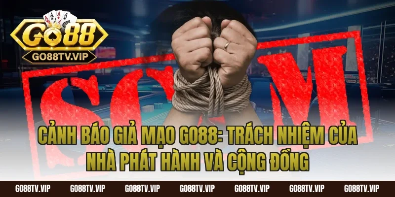 cảnh báo giả mạo go88: Trách nhiệm của nhà phát hành và cộng đồng