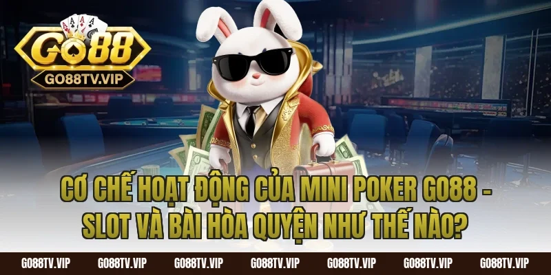 Cơ Chế Hoạt Động Của Mini Poker Go88 – Slot Và Bài Hòa Quyện Như Thế Nào?