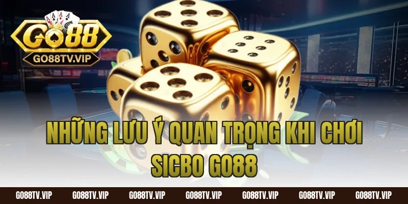 Những Lưu Ý Quan Trọng Khi Chơi Sicbo Go88